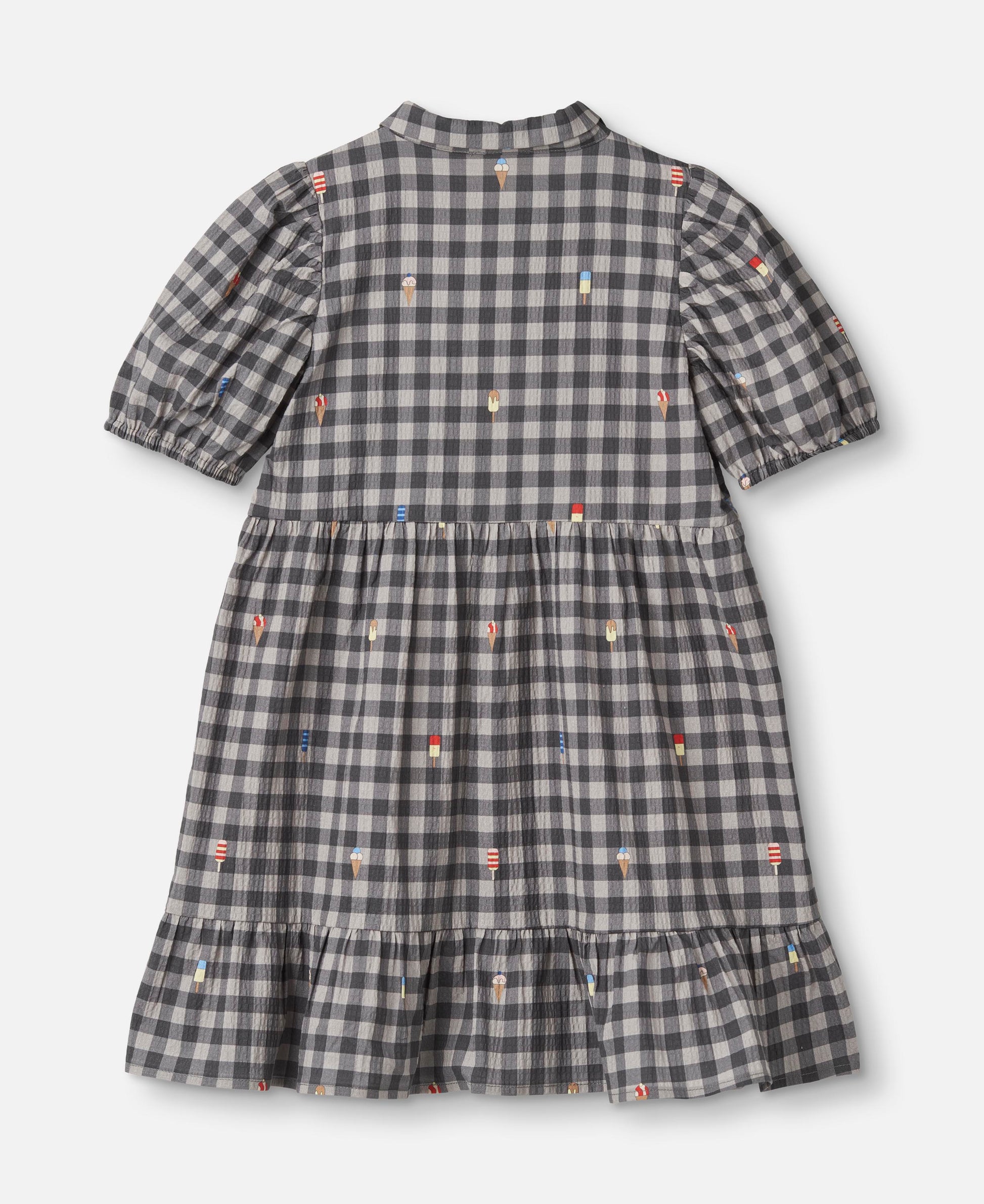 FLIINK POLAR  DRESS DRESS MAGNET CHECK AOP