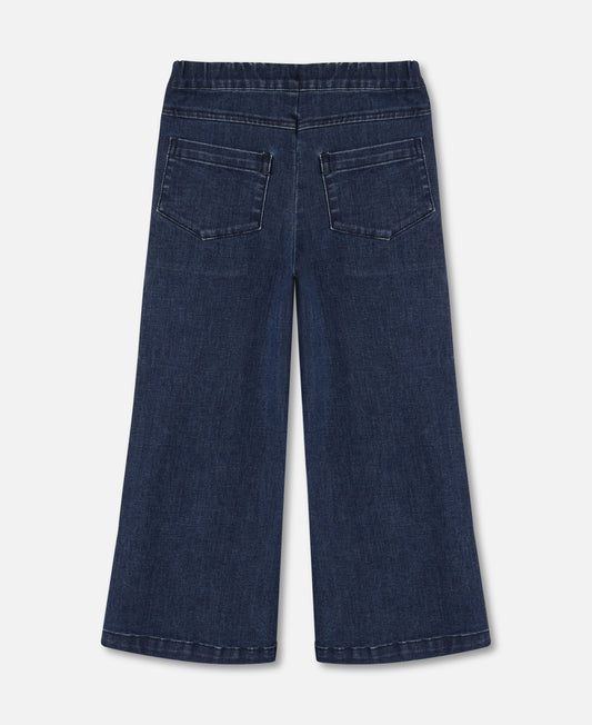 FLIINK ROCKY FLARE DENIM PANT PANT DARK DENIM BLUE