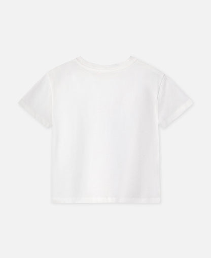 FLIINK SOMMER CACTUS T-SHIRT T-SHIRT CLOUD DANCER