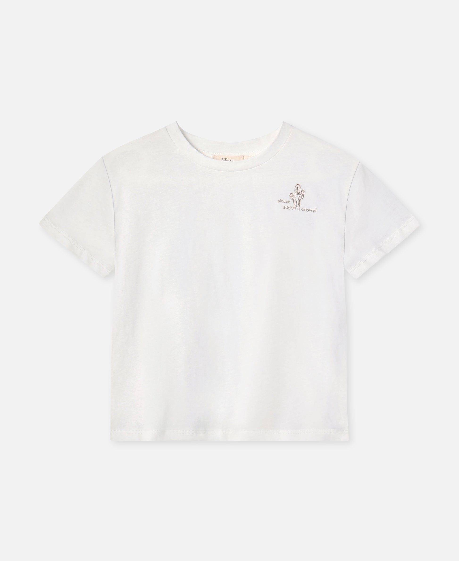 FLIINK SOMMER CACTUS T-SHIRT T-SHIRT CLOUD DANCER
