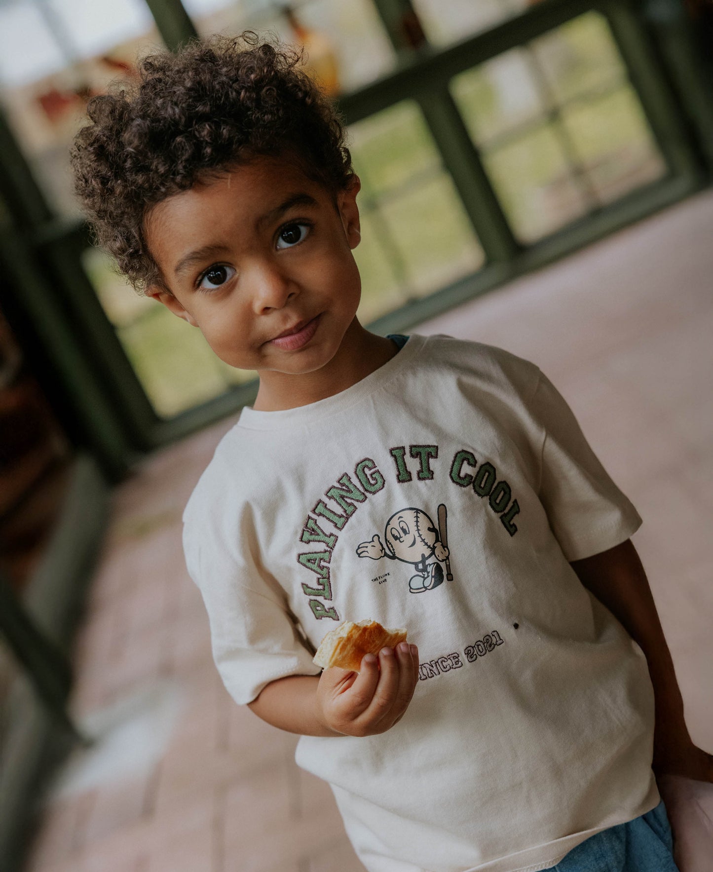 FLIINK SOMMER COOL T-SHIRT T-SHIRT SANDSHELL