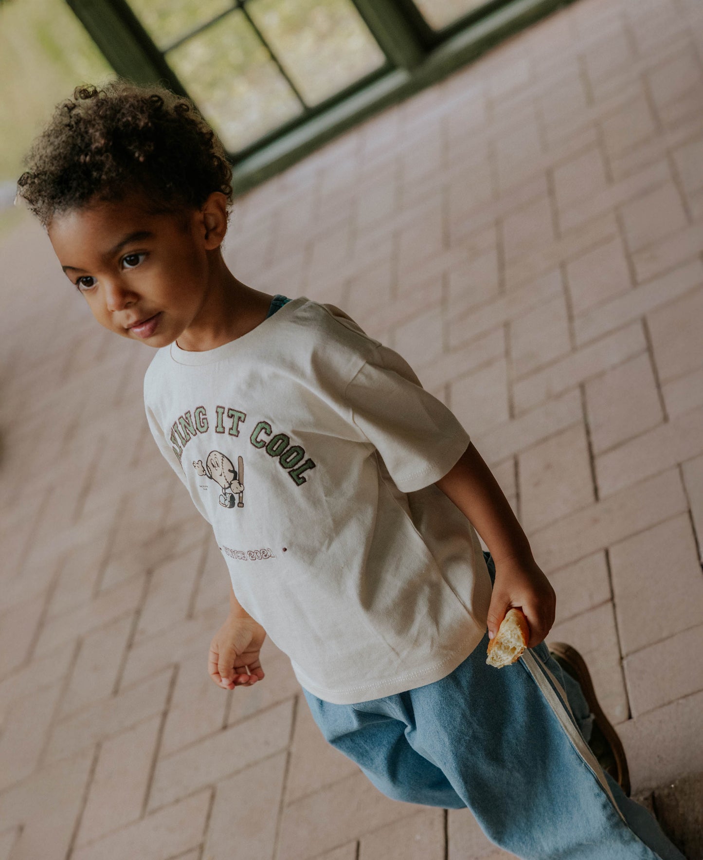 FLIINK SOMMER COOL T-SHIRT T-SHIRT SANDSHELL