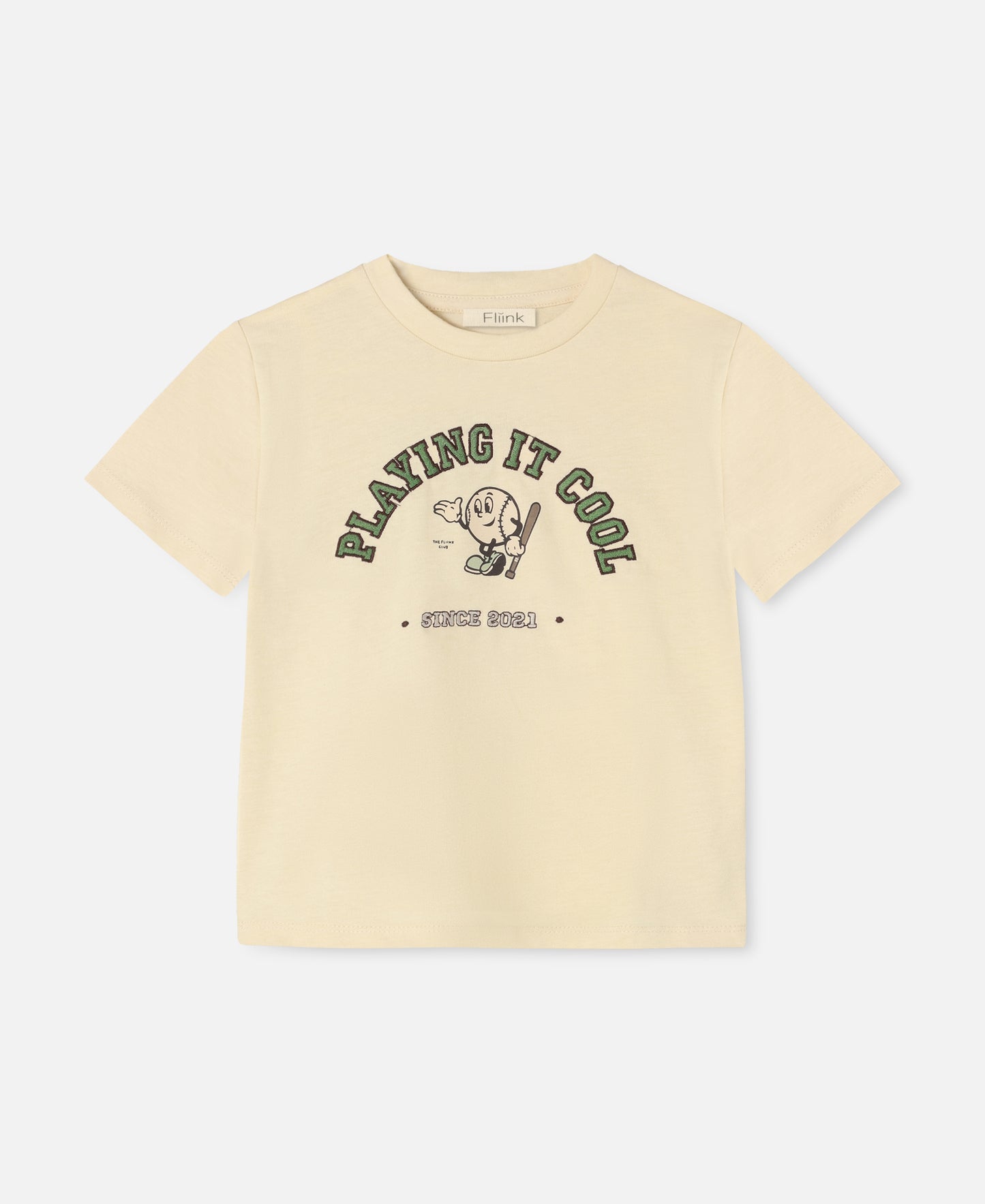 FLIINK SOMMER COOL T-SHIRT T-SHIRT SANDSHELL