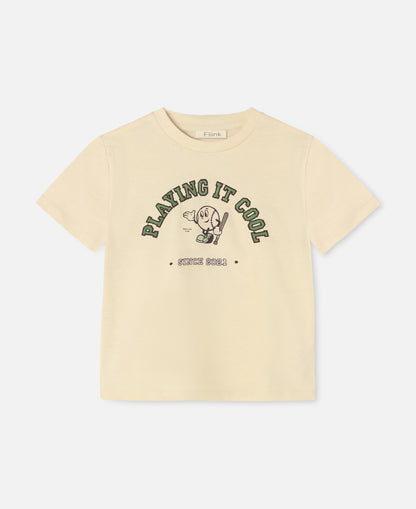 FLIINK SOMMER COOL T-SHIRT T-SHIRT SANDSHELL