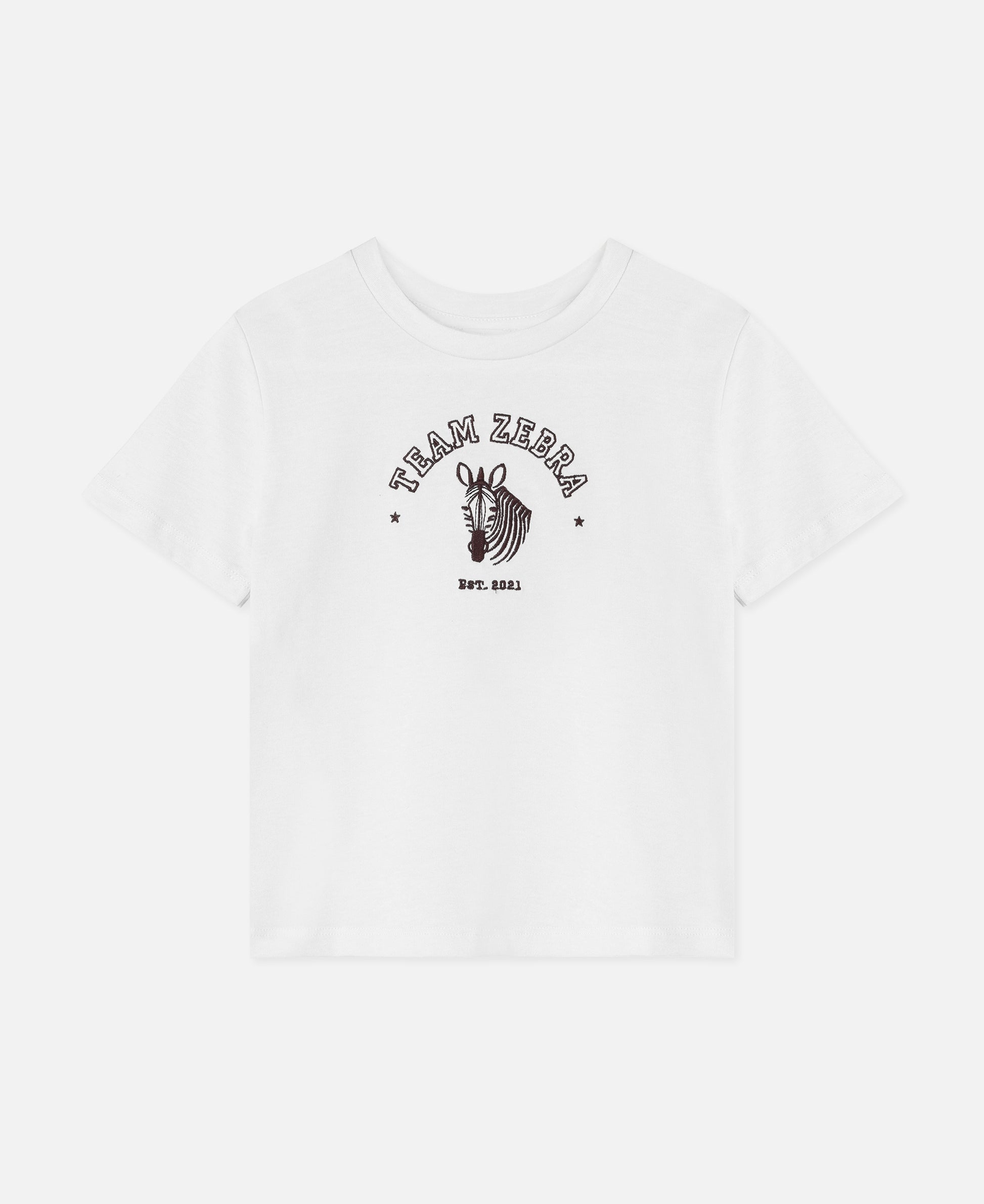 FLIINK SOMMER ZEBRA T-SHIRT T-SHIRT CLOUD DANCER