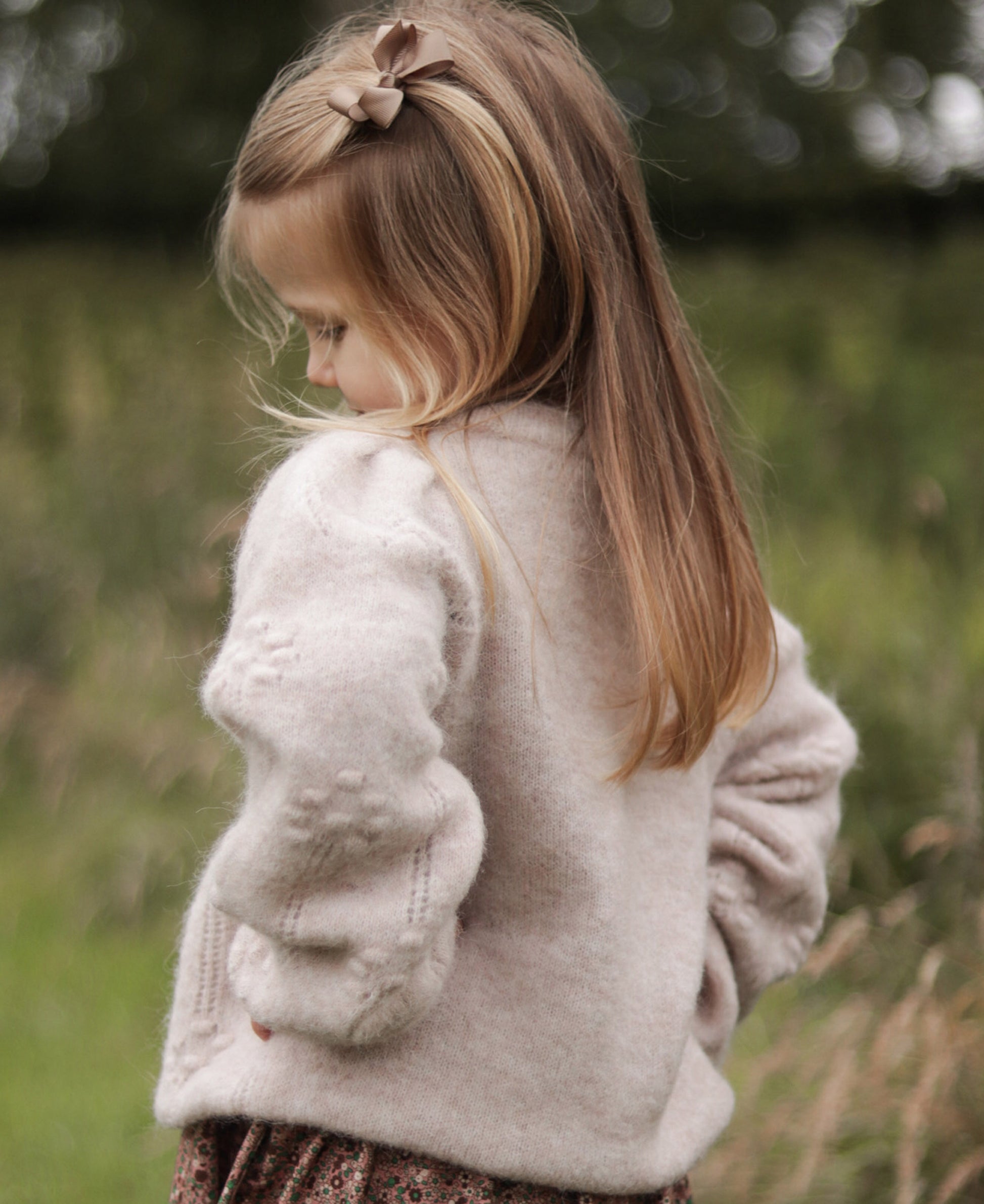 FLIINK STAR ALPACA BLOUSE BLOUSE PEACH WHIP