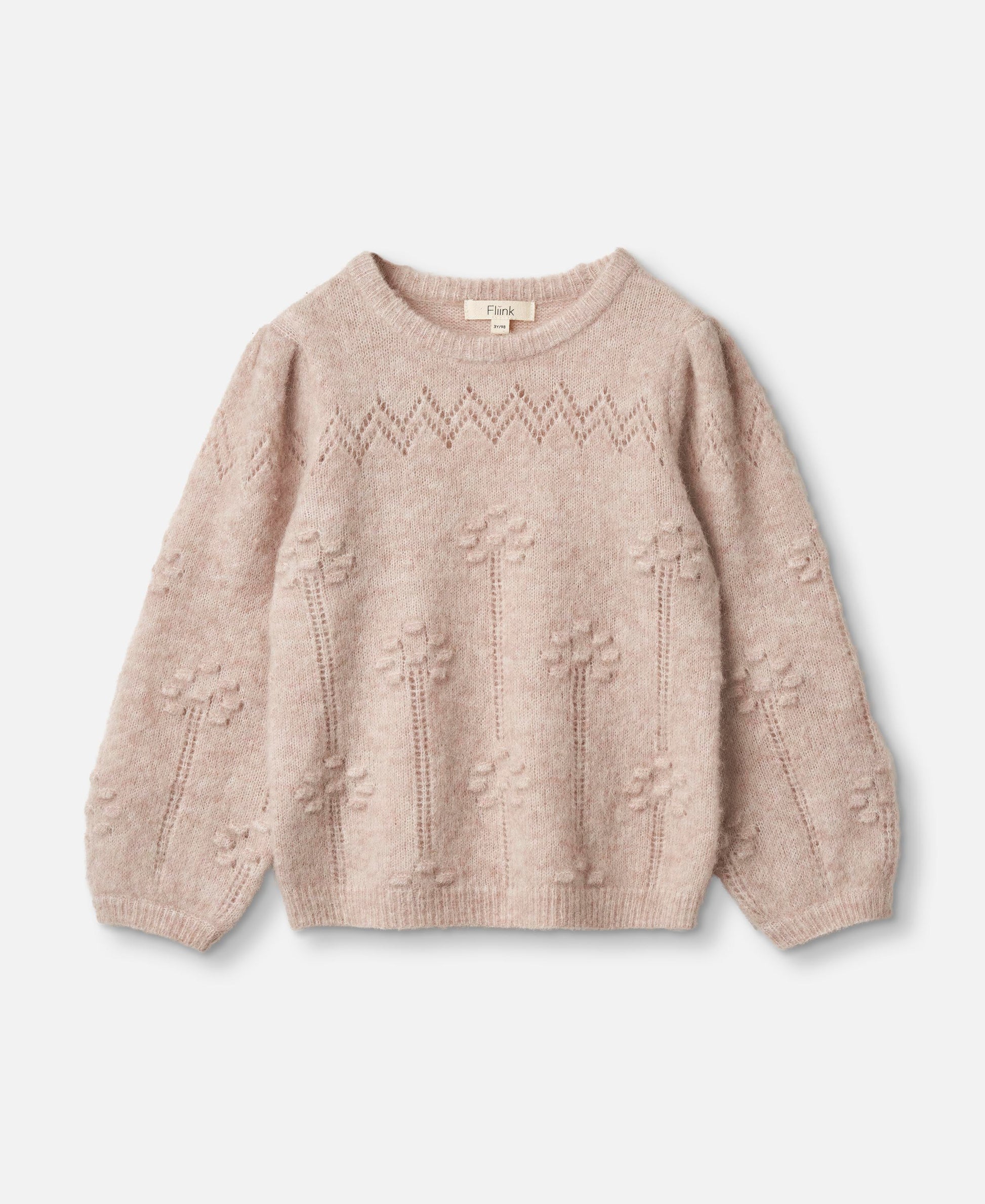 FLIINK STAR ALPACA BLOUSE BLOUSE PEACH WHIP