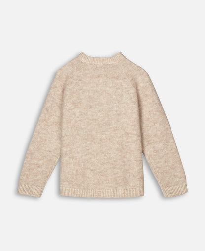 FLIINK STAR ALPACA CARDIGAN CARDIGAN SANDSHELL