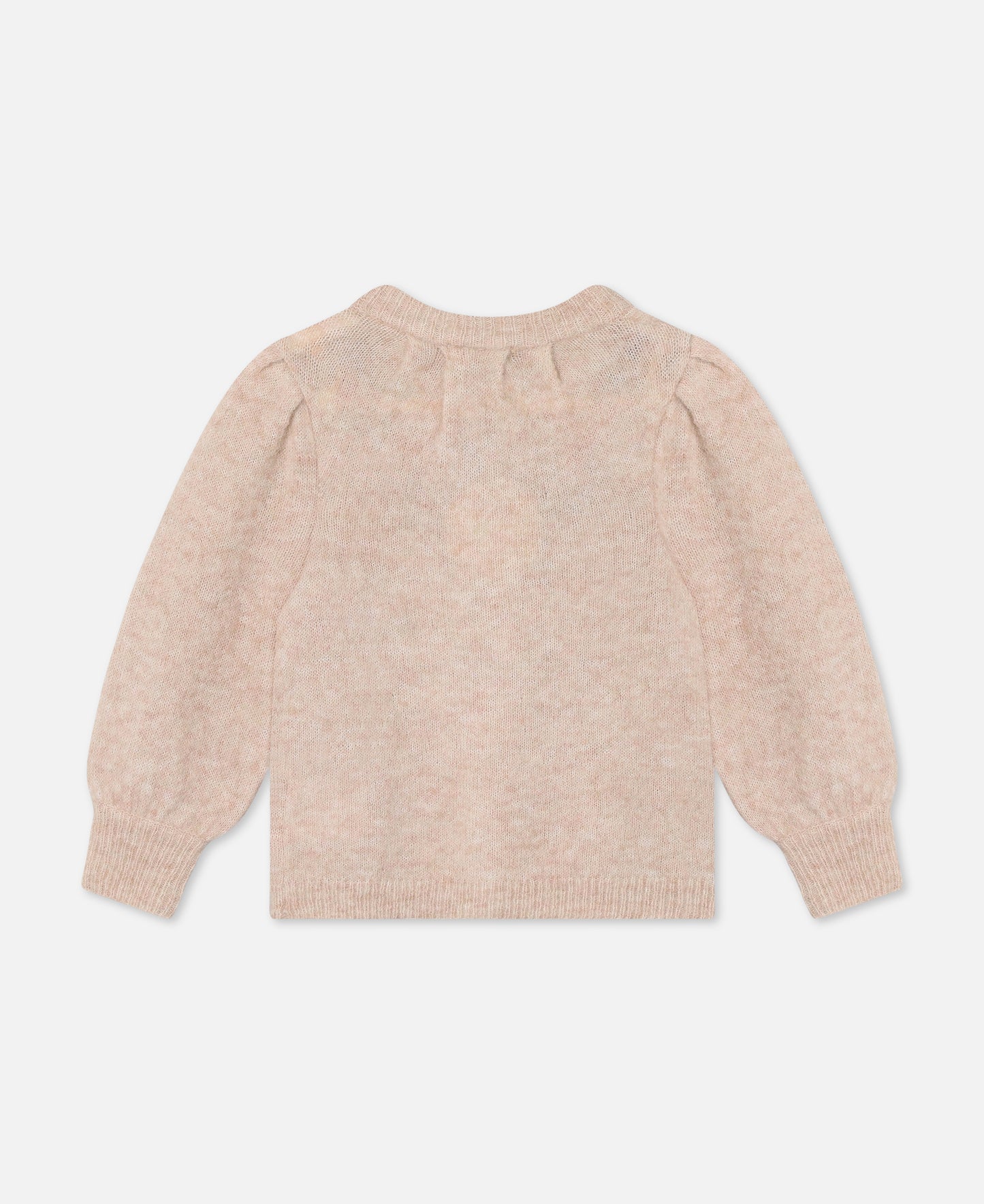FLIINK STAR ALPACA EMBROIDERED CARDIGAN CARDIGAN PEACH WHIP