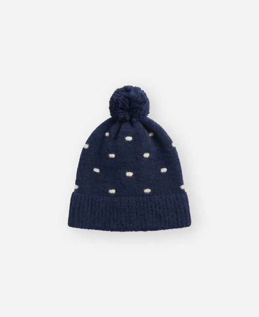 FLIINK STAR ALPACA POLKA BEANIE BEANIE INSIGNIA BLUE / SANDSHELL