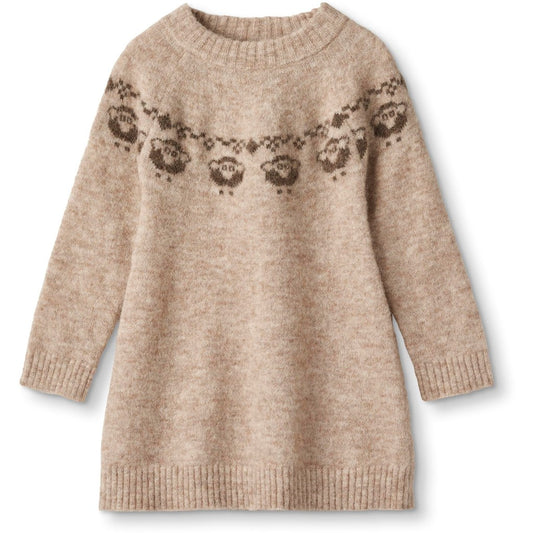 FLIINK STAR DRESS DRESS SANDSHELL FOSSIL SHEEP PATTERN