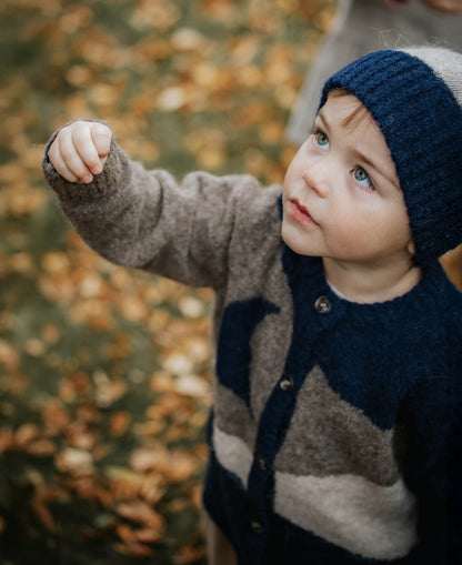 FLIINK STAR MOON CARDIGAN CARDIGAN PINE BARK