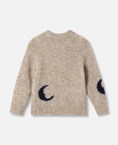 FLIINK STAR MOON PULLOVER PULLOVER SANDSHELL