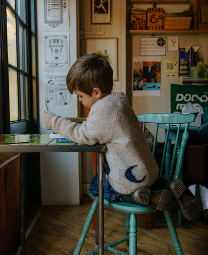 FLIINK STAR MOON PULLOVER PULLOVER SANDSHELL