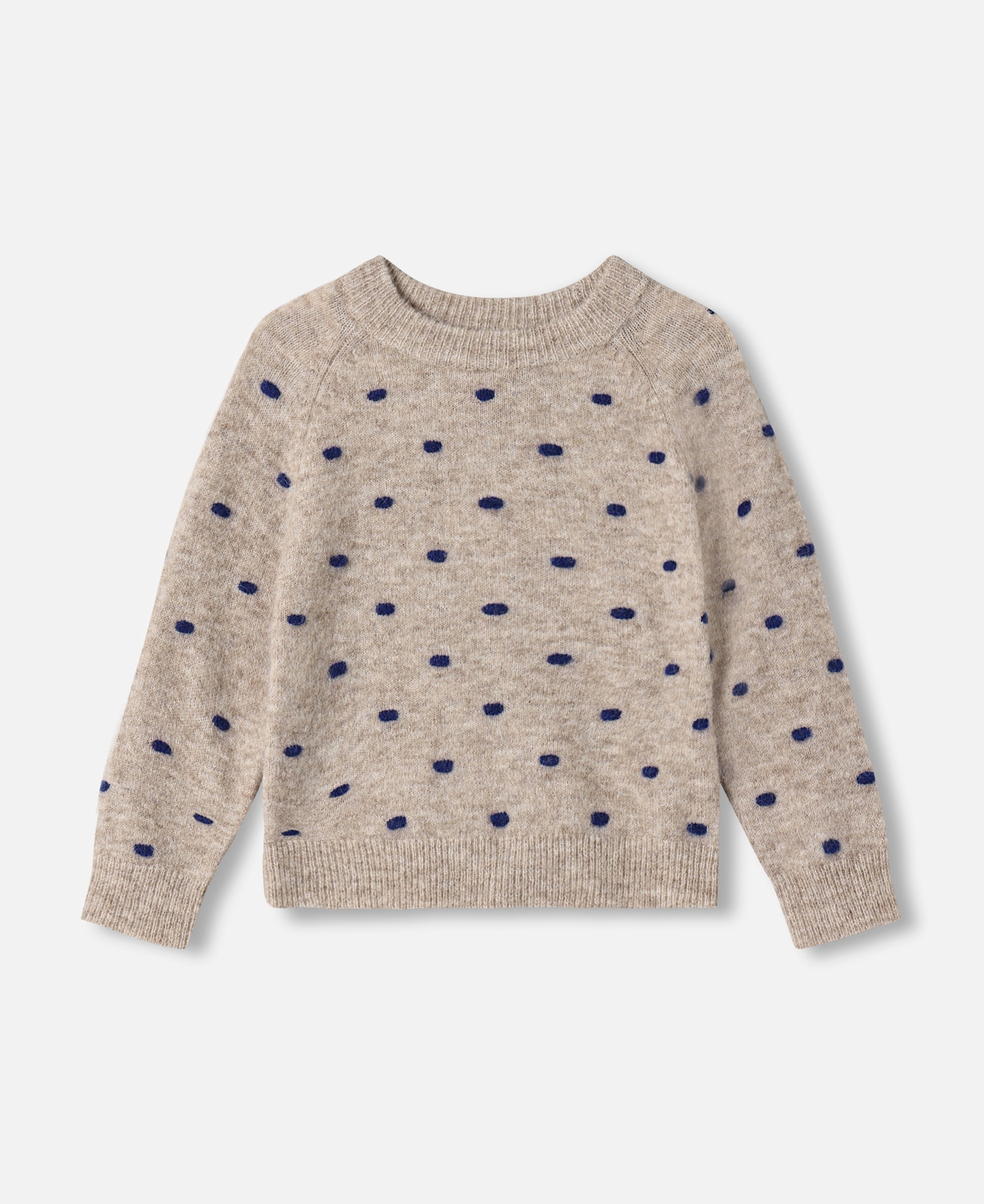 FLIINK STAR POLKA PULLOVER PULLOVER INSIGNIA BLUE / SANDSHELL