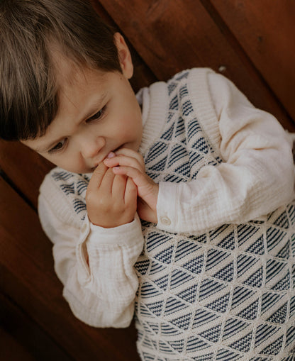 FLIINK SUNE KNIT VEST VEST SANDSHELL