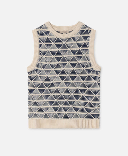 FLIINK SUNE KNIT VEST VEST SANDSHELL
