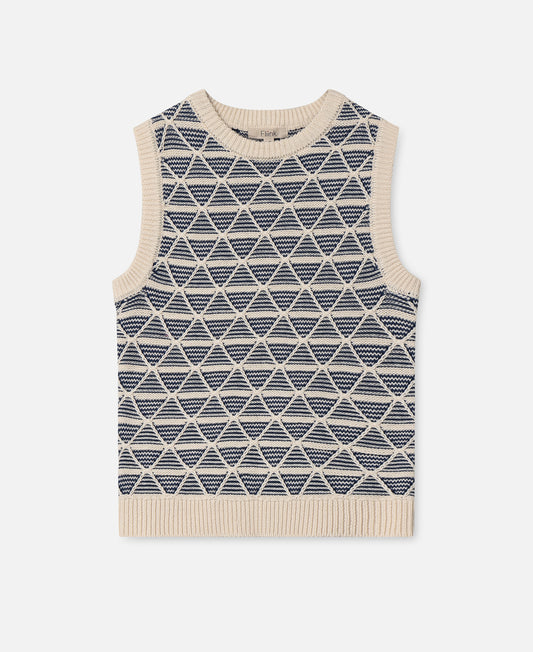 FLIINK SUNE KNIT VEST VEST SANDSHELL