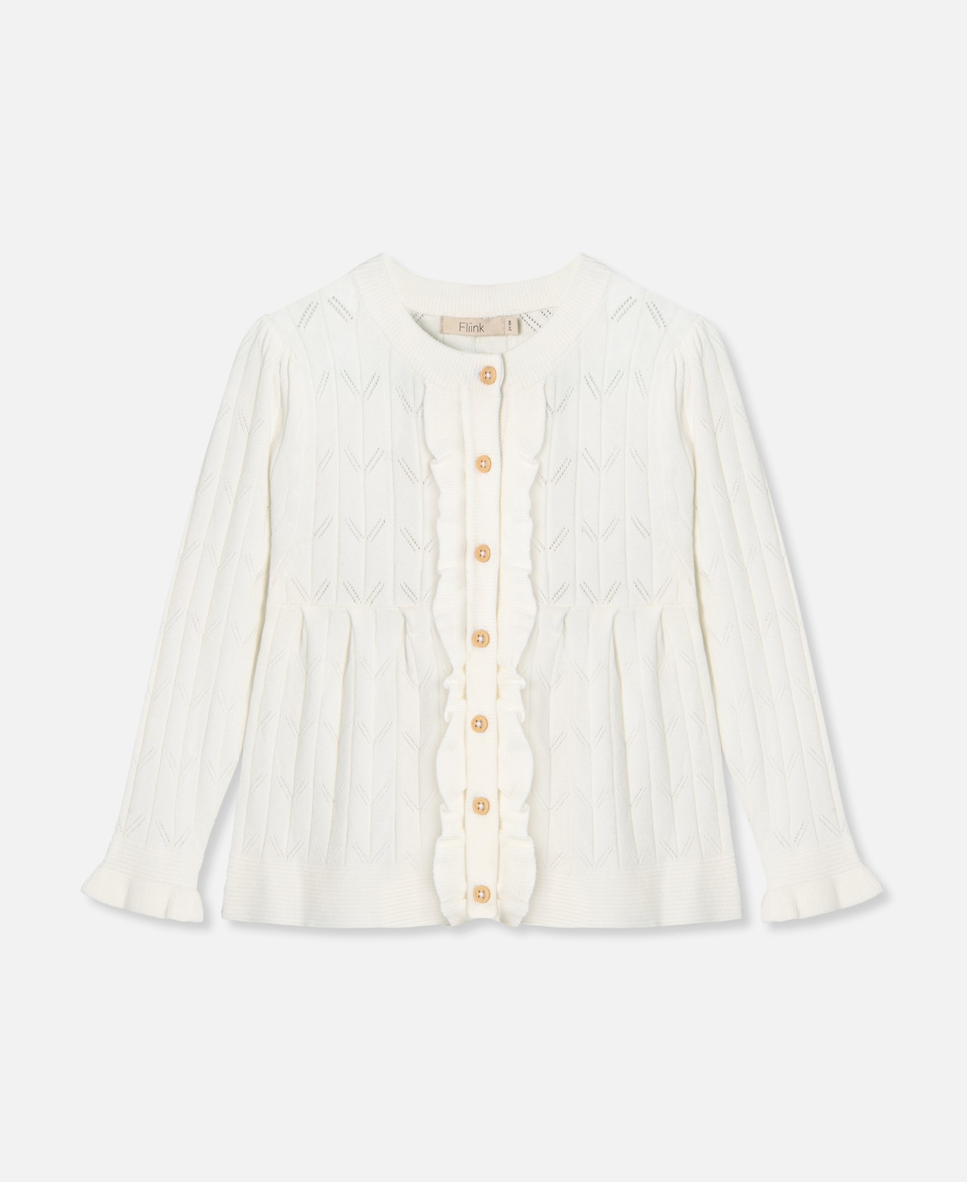 FLIINK SUNNY CARDIGAN CARDIGAN CLOUD DANCER