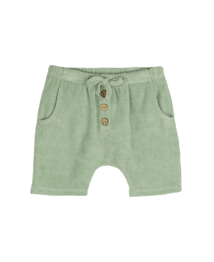 FLIINK  TEDDY SHORTS SHORTS DUSTY GREEN