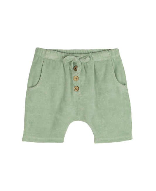 FLIINK  TEDDY SHORTS SHORTS DUSTY GREEN