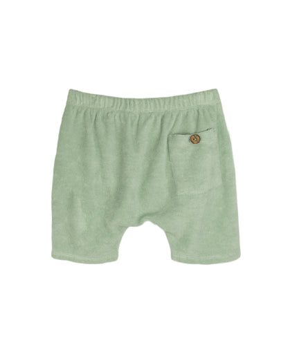 FLIINK  TEDDY SHORTS SHORTS DUSTY GREEN