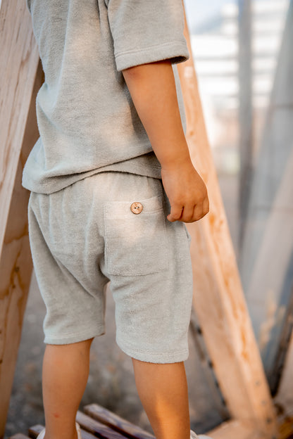 FLIINK  TEDDY SHORTS SHORTS DUSTY GREEN
