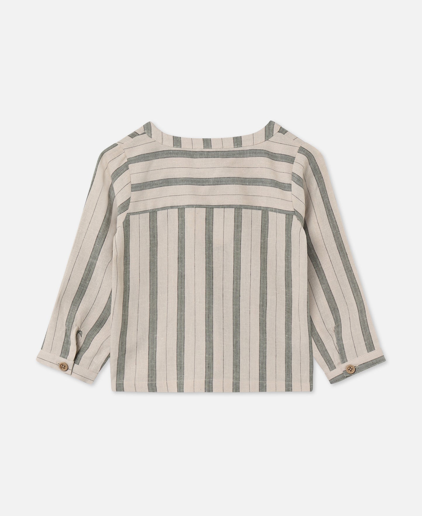 FLIINK VIRA LS SHIRT SHIRT HEDGE GREEN / SANDSHELL