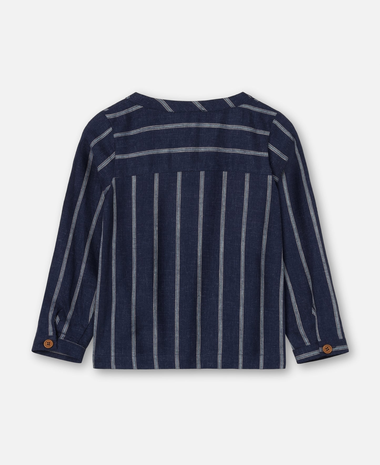 FLIINK VIRA LS SHIRT SHIRT INSIGNIA BLUE / SANDSHELL