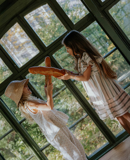 FLIINK VIRA SS DRESS DRESS HEDGE GREEN / SANDSHELL