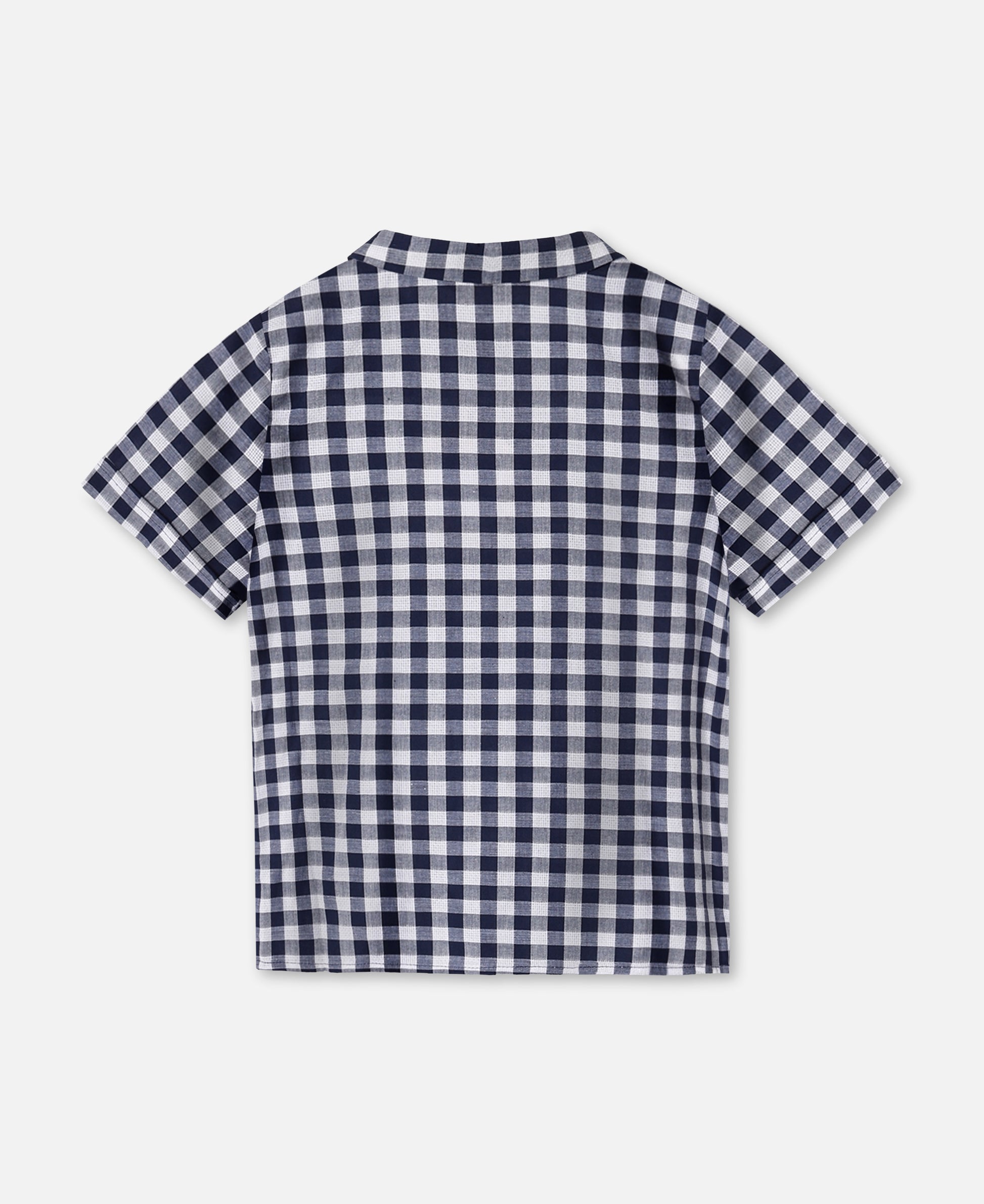 FLIINK ZORRO SS SHIRT SHIRT INSIGNIA SANDSHELL CHECK