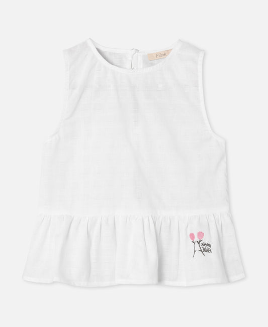 FLIINK ZORRO TOP SINGLET CLOUD DANCER