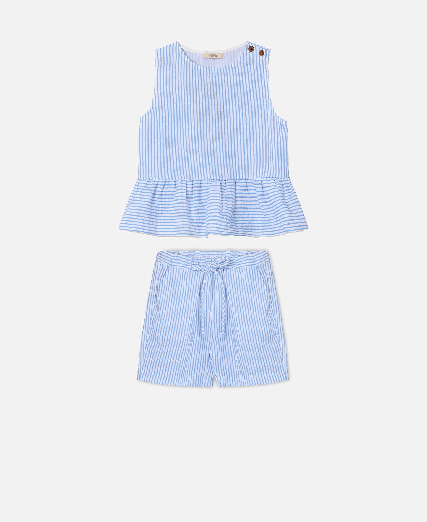 CHA CHA STRIPE SHORTS GIRL SET