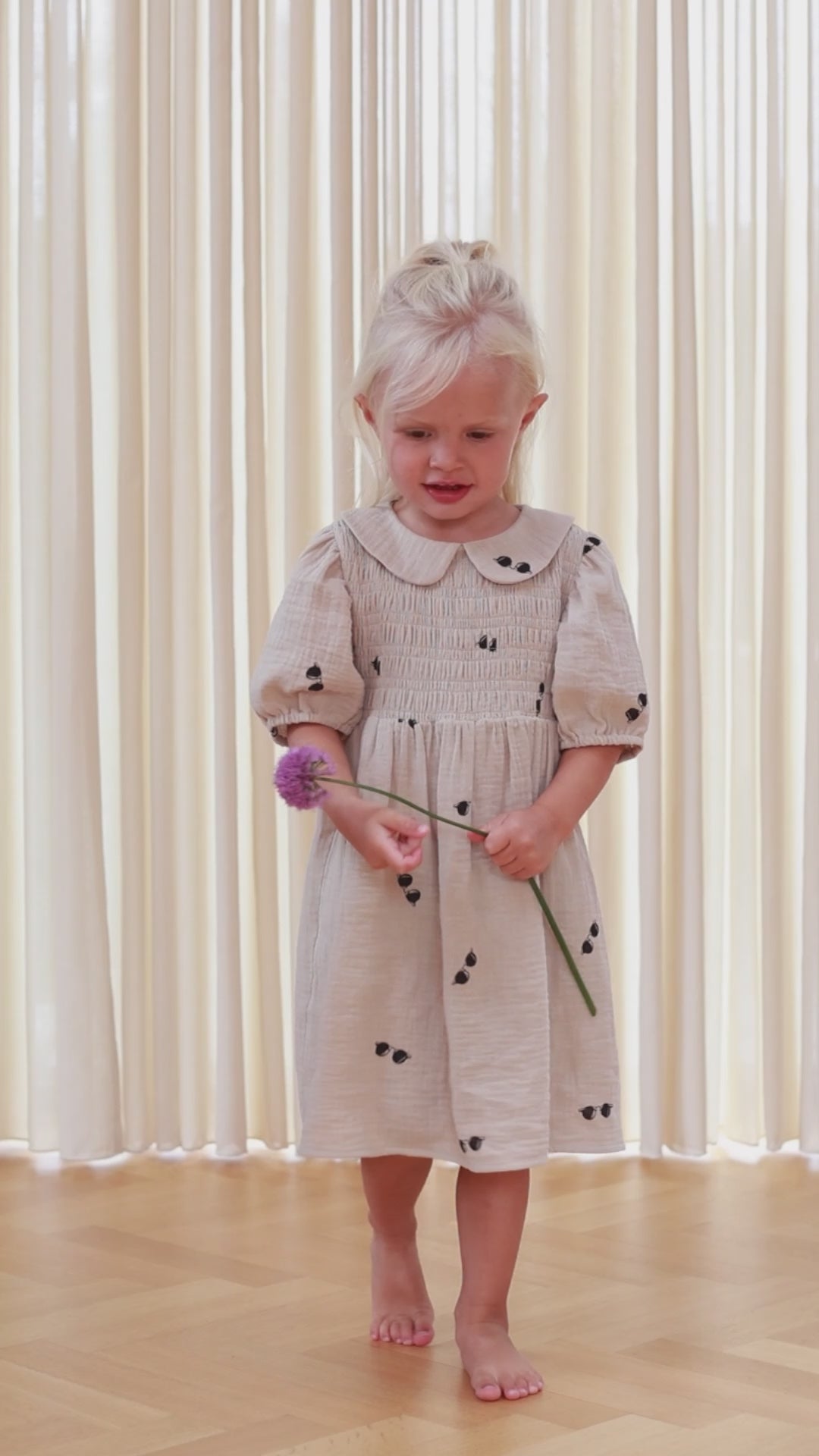 FLIINK HELLO SS DRESS DRESS HUMUS AOP